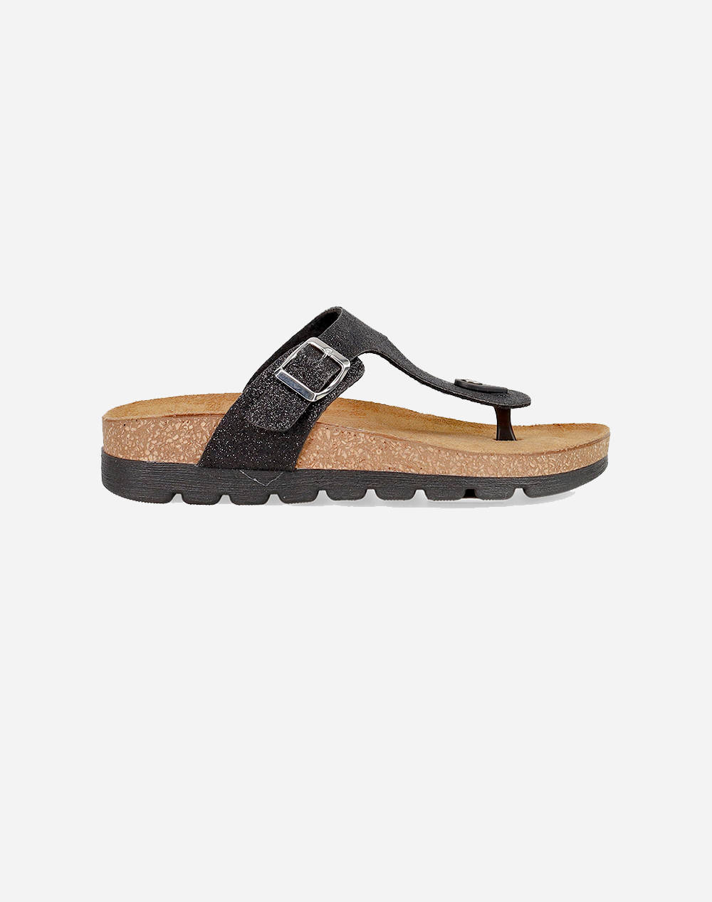 EASYWALK 335P2177S SANDALE CU GLITTER & CATARAMA BLACK