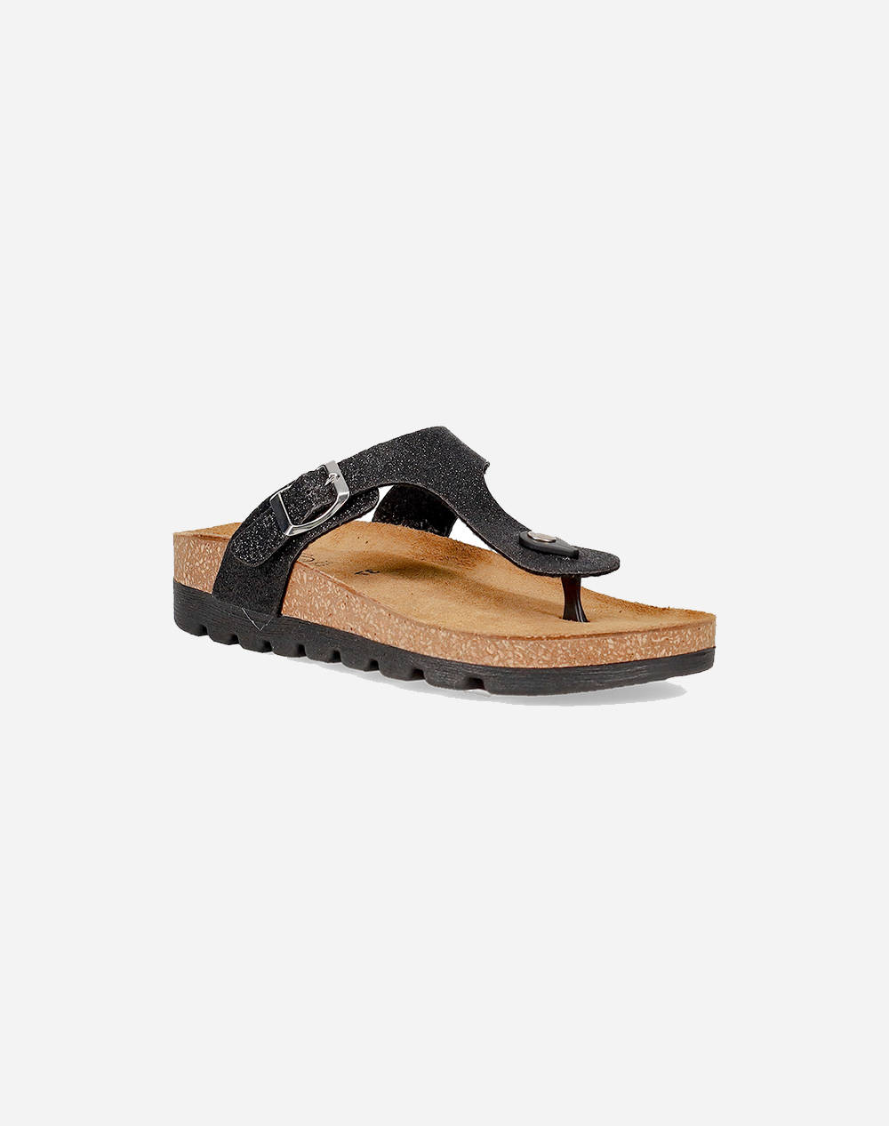 EASYWALK 335P2177S SANDALE CU GLITTER & CATARAMA BLACK