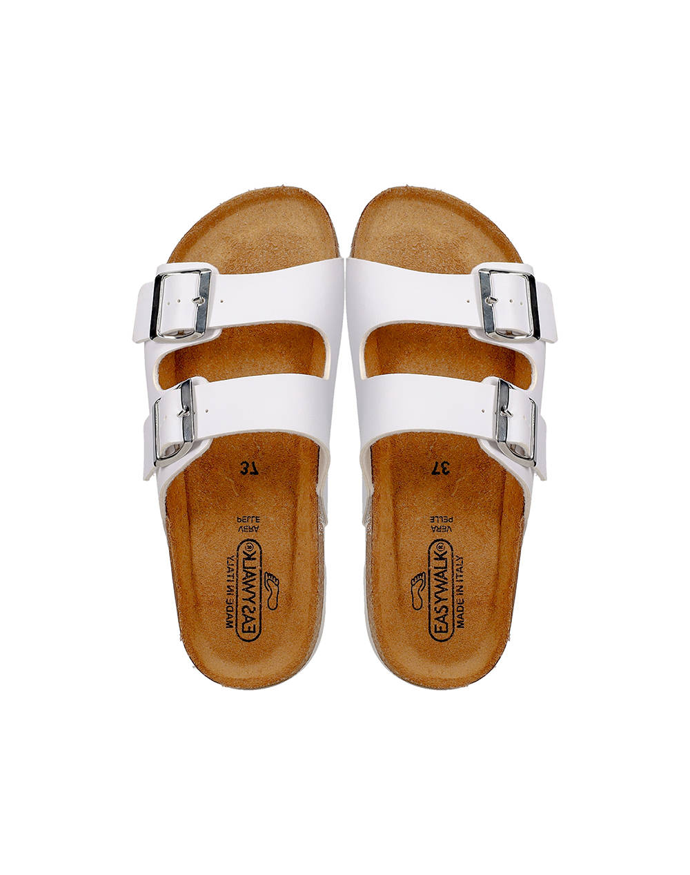 EASYWALK 335P20630S SANDALE CU CATARAMA WHITE