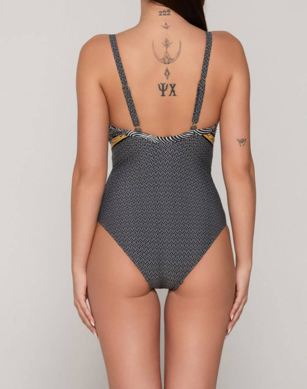 LUNA Zebra swimsuit with removable cup