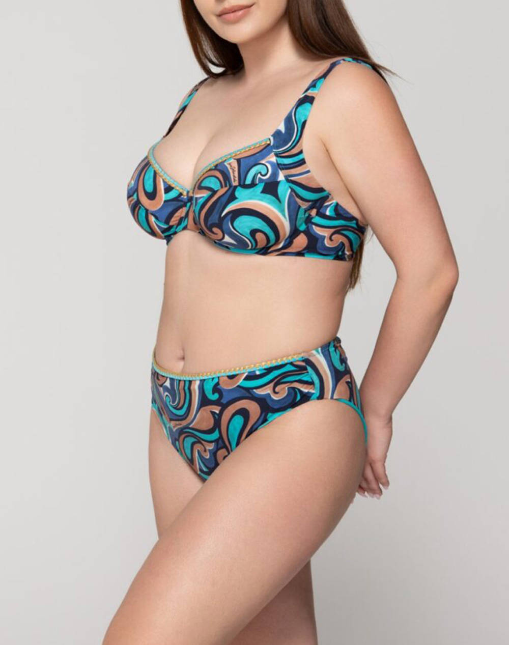 LUNA Drop ruched bottom 5 cm