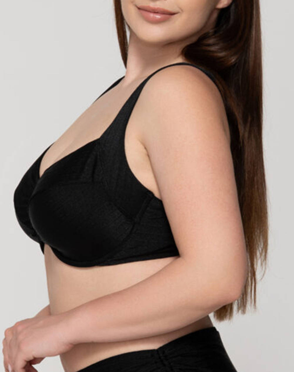 LUNA Gold unpadded big size balconette full cup