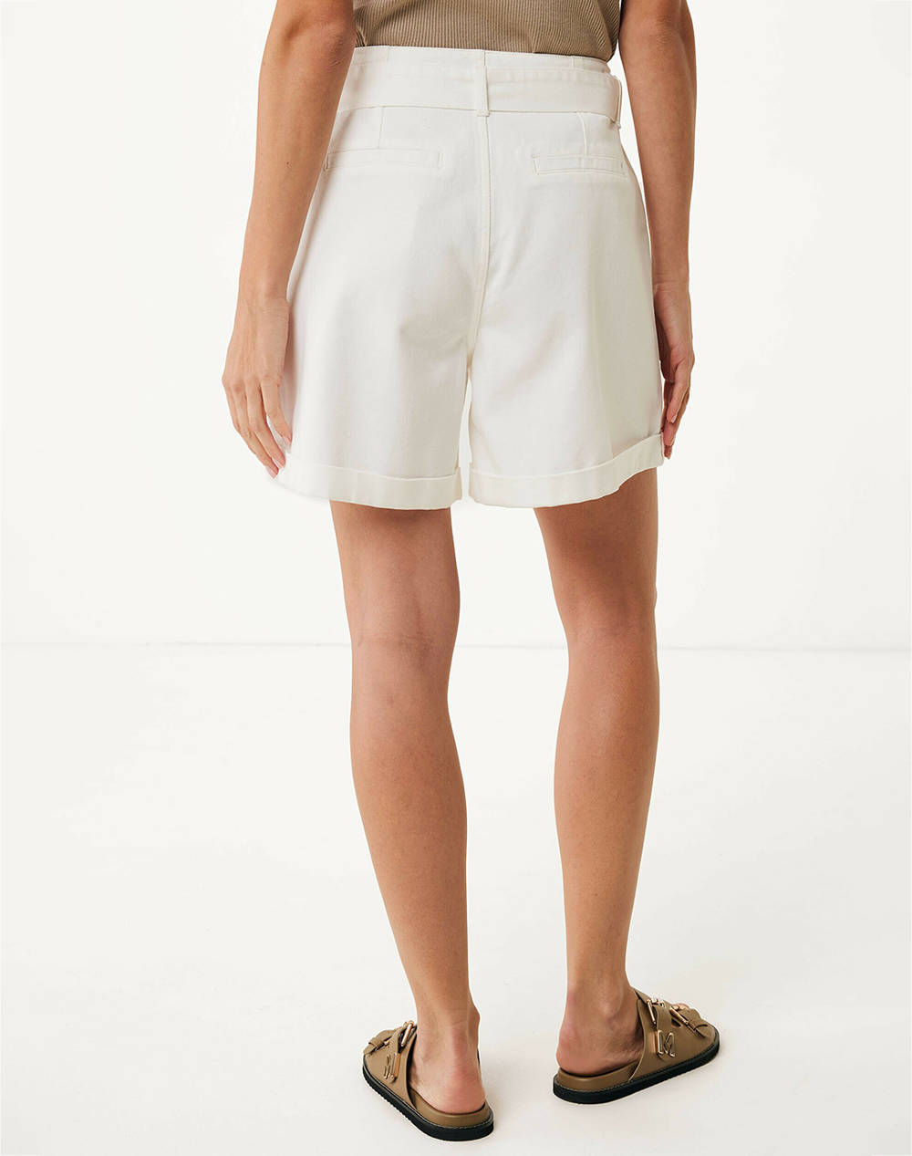 MEXX Offwhite paperbag shorts
