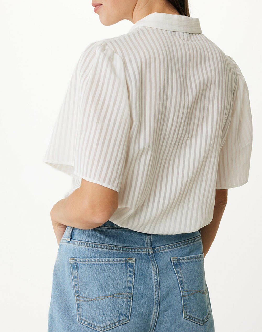 MEXX Short sleeve organza blouse