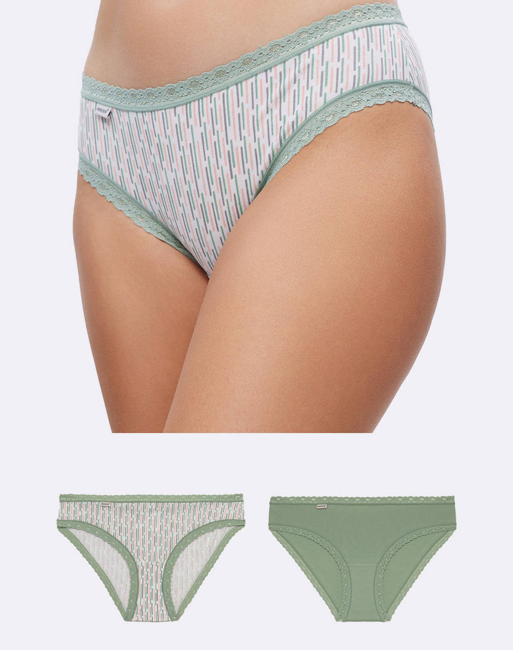 MINERVA LENJ.DAMA 2PCS BIKINI COTT.TOUCH