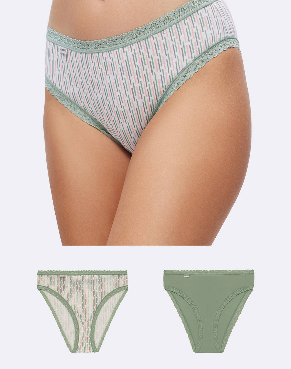 MINERVA LENJ.DAMA 2PCS BRAZIL COTT.TOUCH