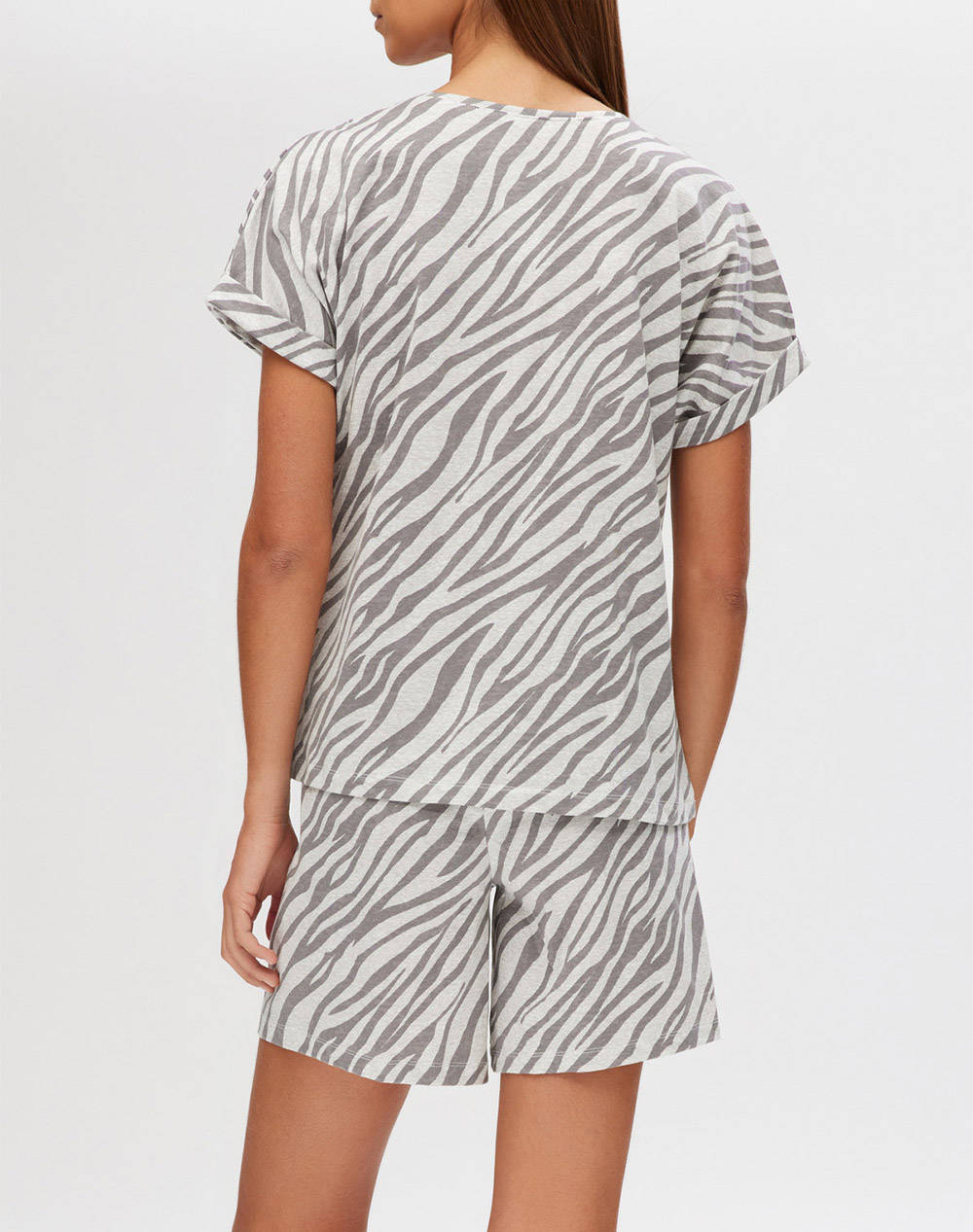 MINERVA PIJ.DE DAMA/SHORTS ZEBRA