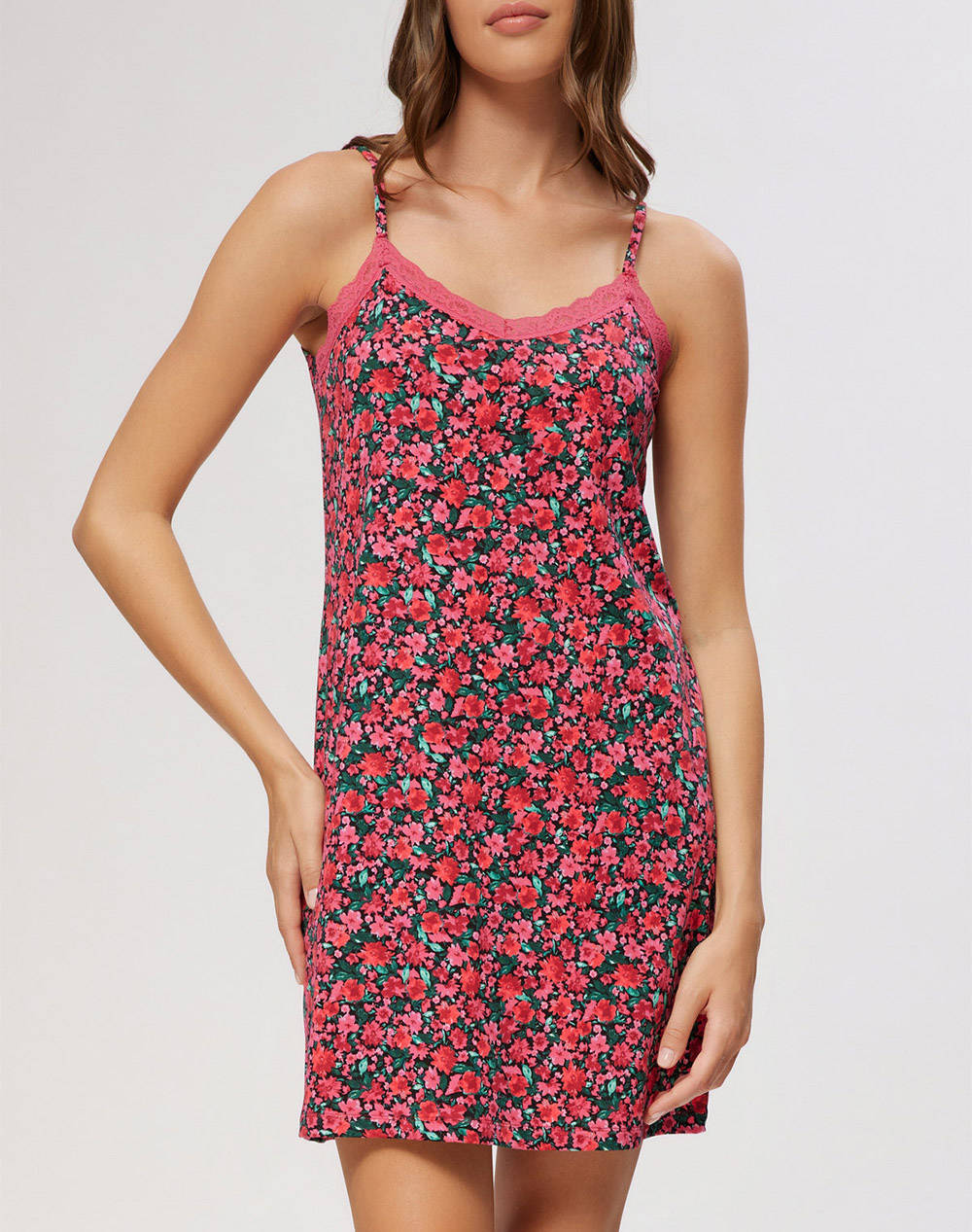 MINERVA CAM.NOAP.DAMA.BRET.LACE FLORAL