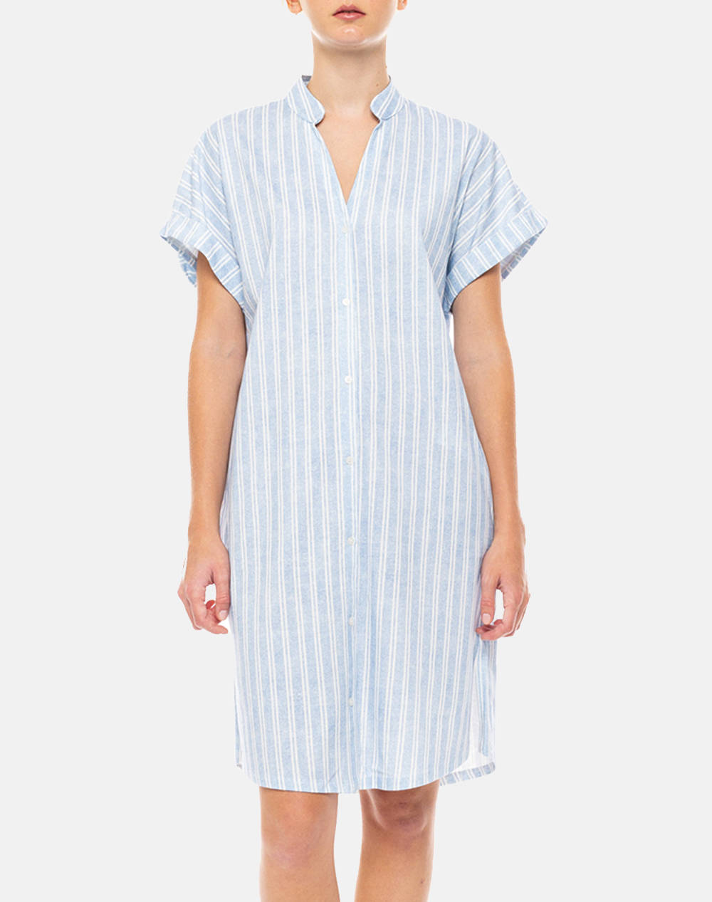PINK LABEL NIGHTGOWN NORDIC STRIPE