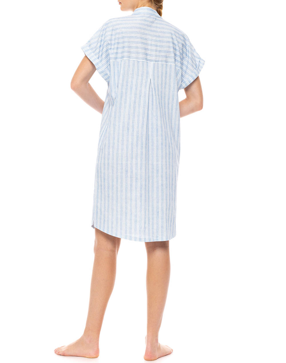 PINK LABEL NIGHTGOWN NORDIC STRIPE