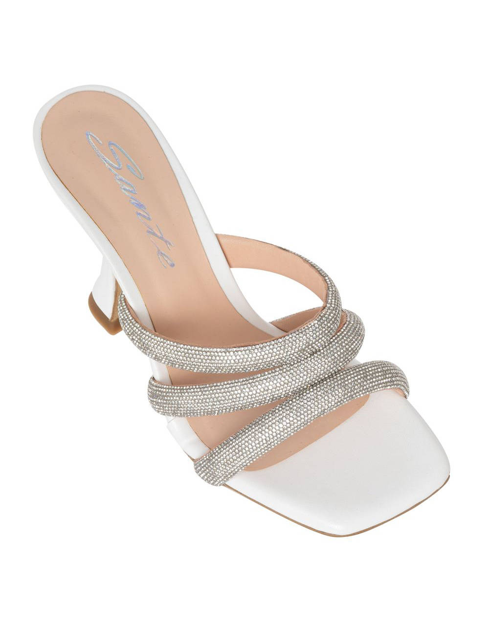 SANTE 25-272 MULE SANDALS STRAS