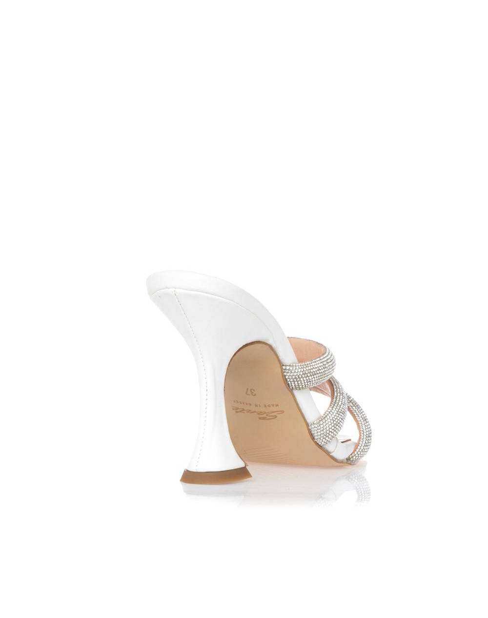 SANTE 25-272 MULE SANDALS STRAS