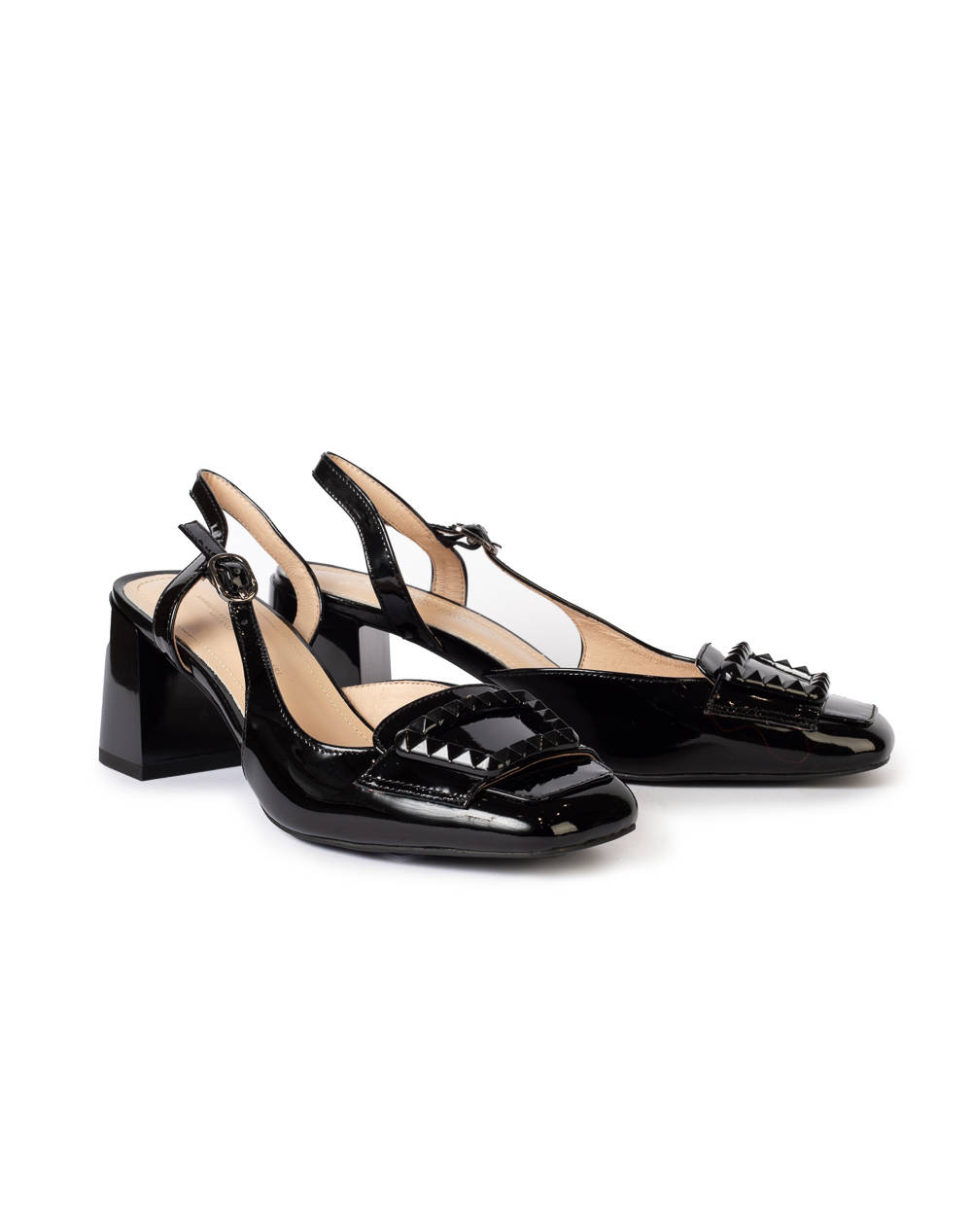 19V69 INCALTAMINTE DE DAMA MID.HEEL SLINGBACK PUMP PATENT LEA. V1969