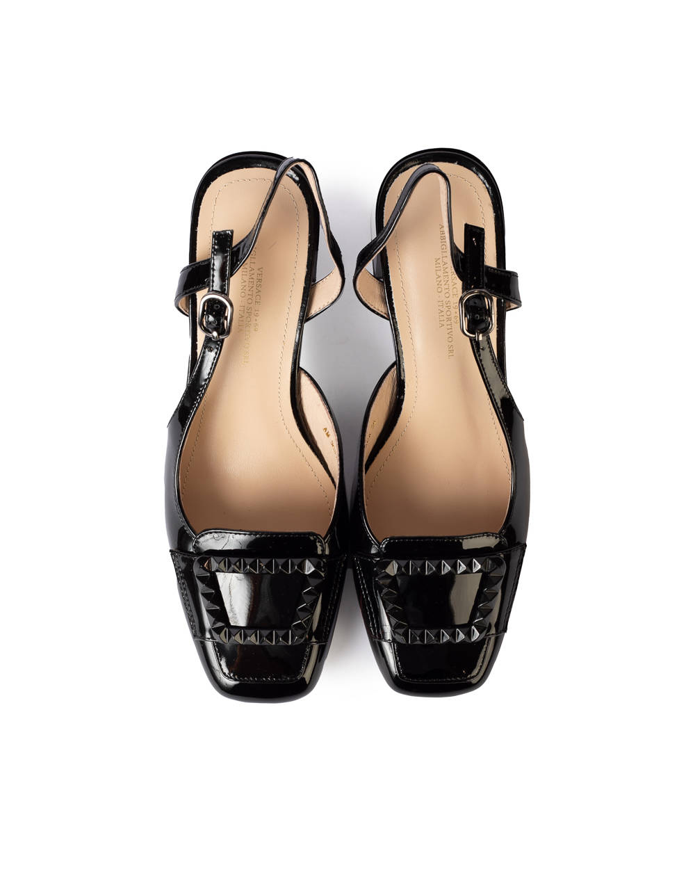 19V69 INCALTAMINTE DE DAMA MID.HEEL SLINGBACK PUMP PATENT LEA. V1969