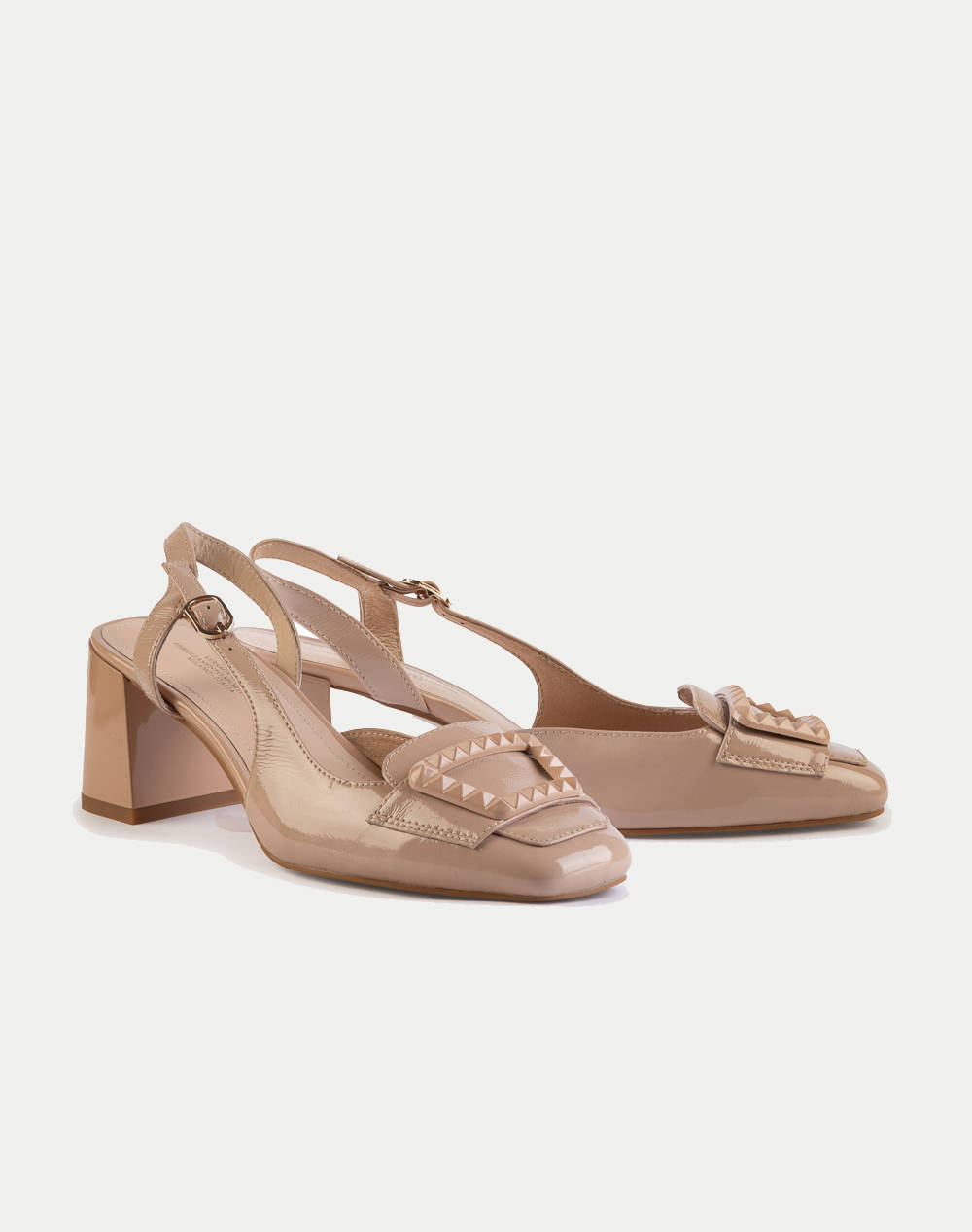 19V69 INCALTAMINTE DE DAMA MID.HEEL SLINGBACK PUMP PATENT LEA. V1969