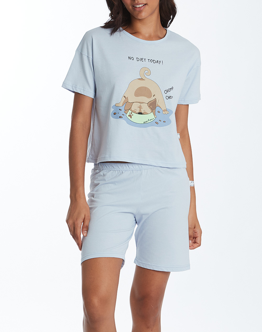 COTTONMANIA 15939 CRAZY FARM PIJAMALE DE DAMA NOT TODAY
