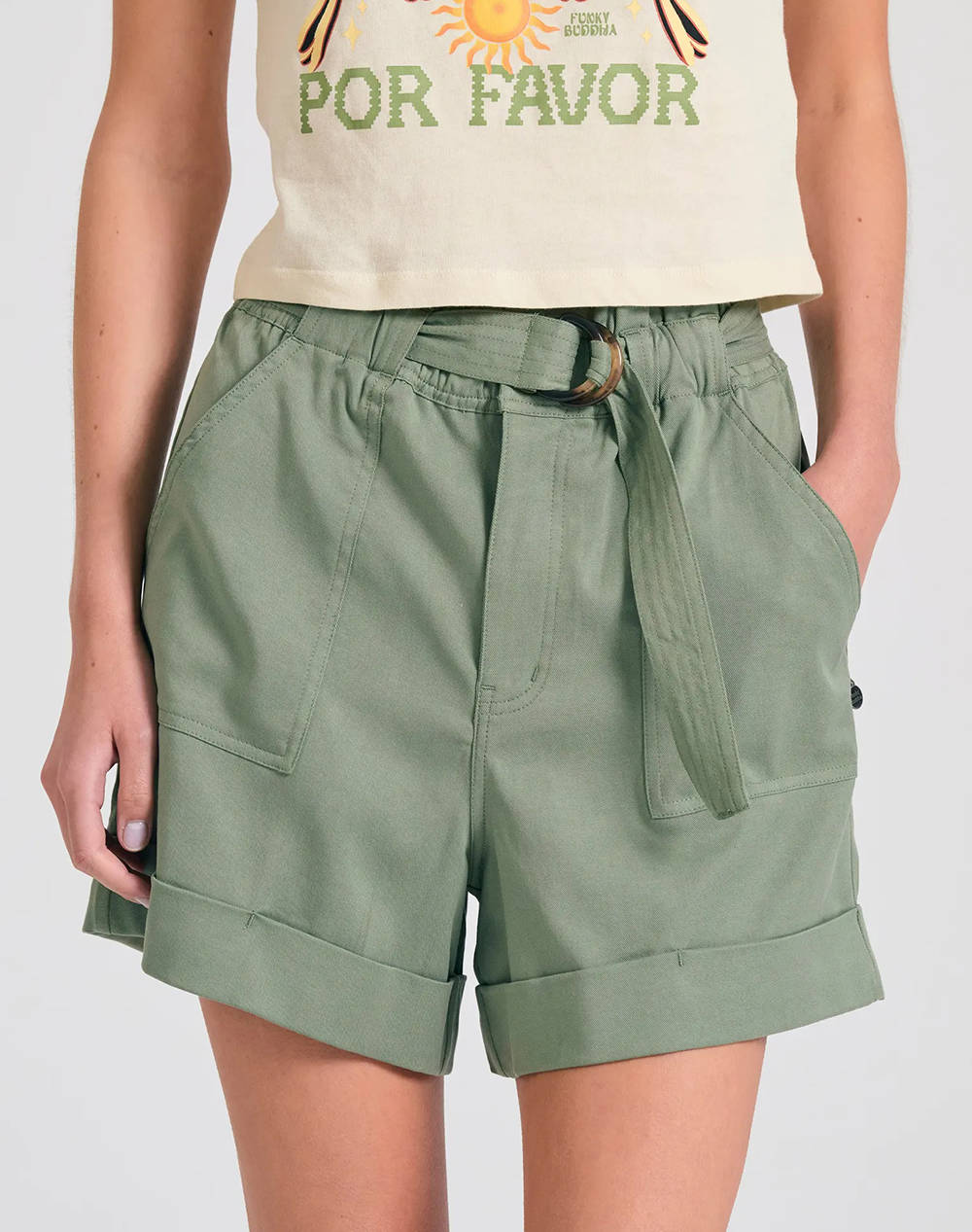 FUNKY BUDHA Pantaloni scurti de dama