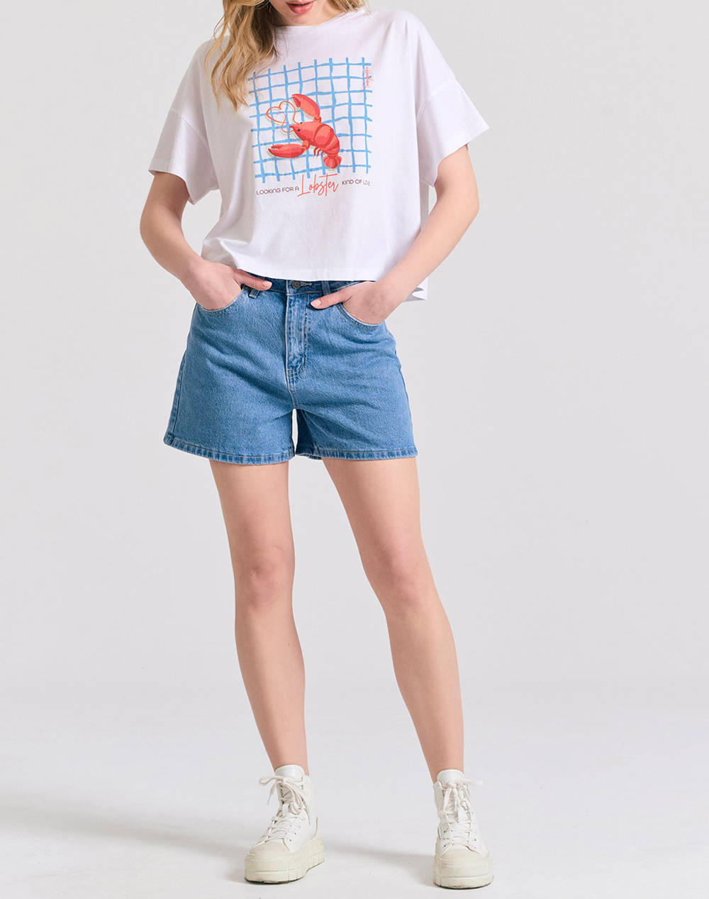 FUNKY BUDHA Jean shorts de dama