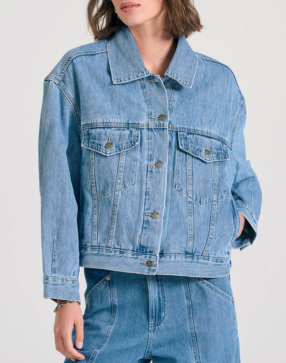 FUNKY BUDHA Jean jacket de dama