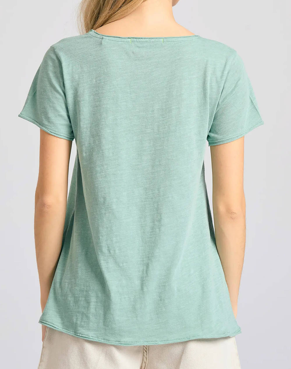 FUNKY BUDHA Bluza de dama Maneca Scurta Basic