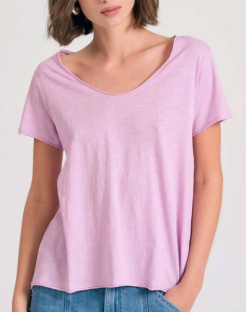 FUNKY BUDHA Bluza de dama Maneca Scurta Basic