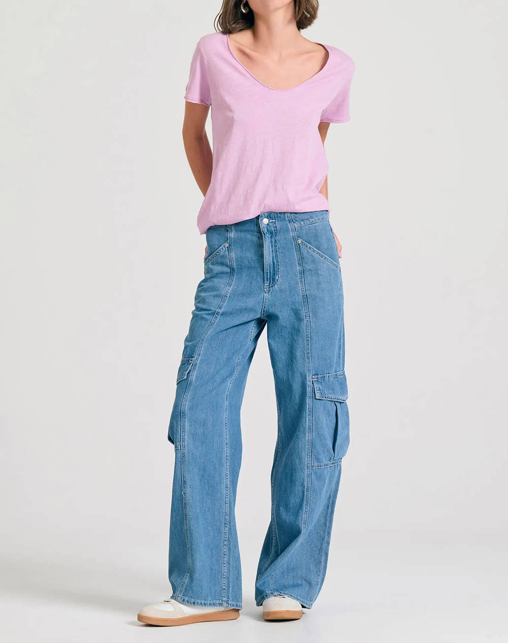 FUNKY BUDHA Bluza de dama Maneca Scurta Basic