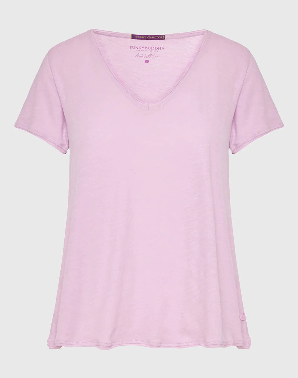 FUNKY BUDHA Bluza de dama Maneca Scurta Basic