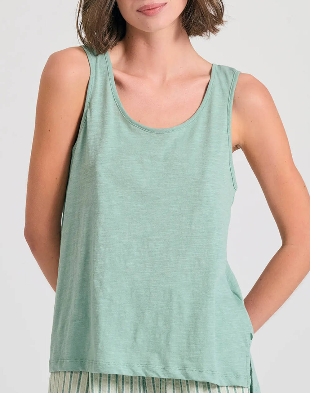 FUNKY BUDHA Bluza de dama Fara maneca Basic
