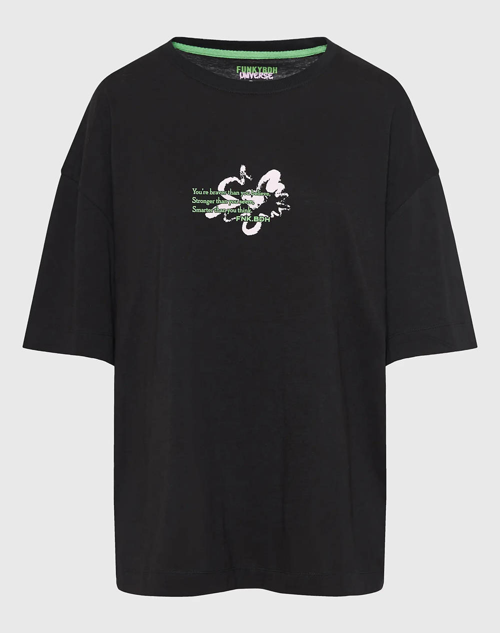FUNKY BUDHA Bluza de dama Maneca Scurta Cu imprimeu