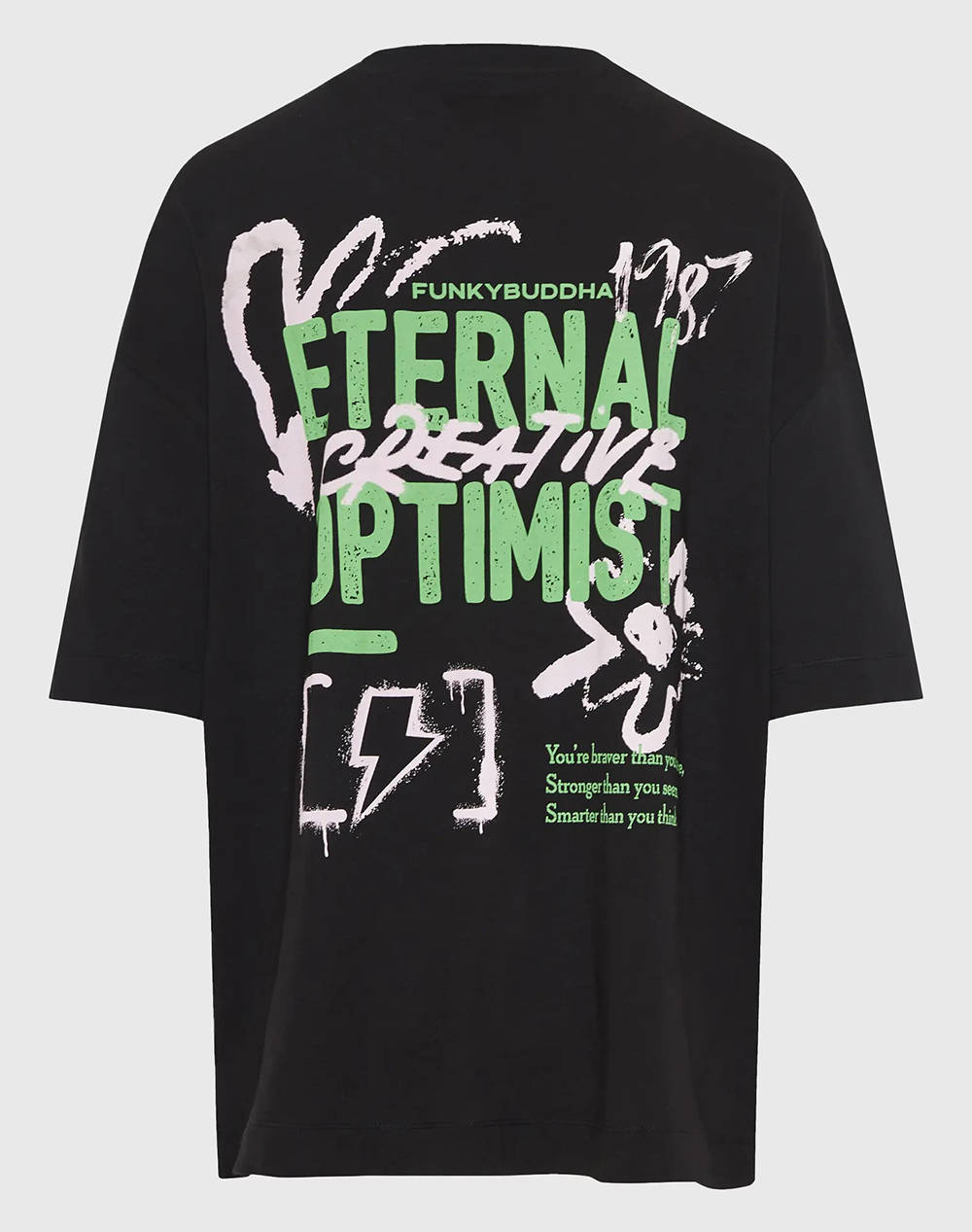 FUNKY BUDHA Bluza de dama Maneca Scurta Cu imprimeu