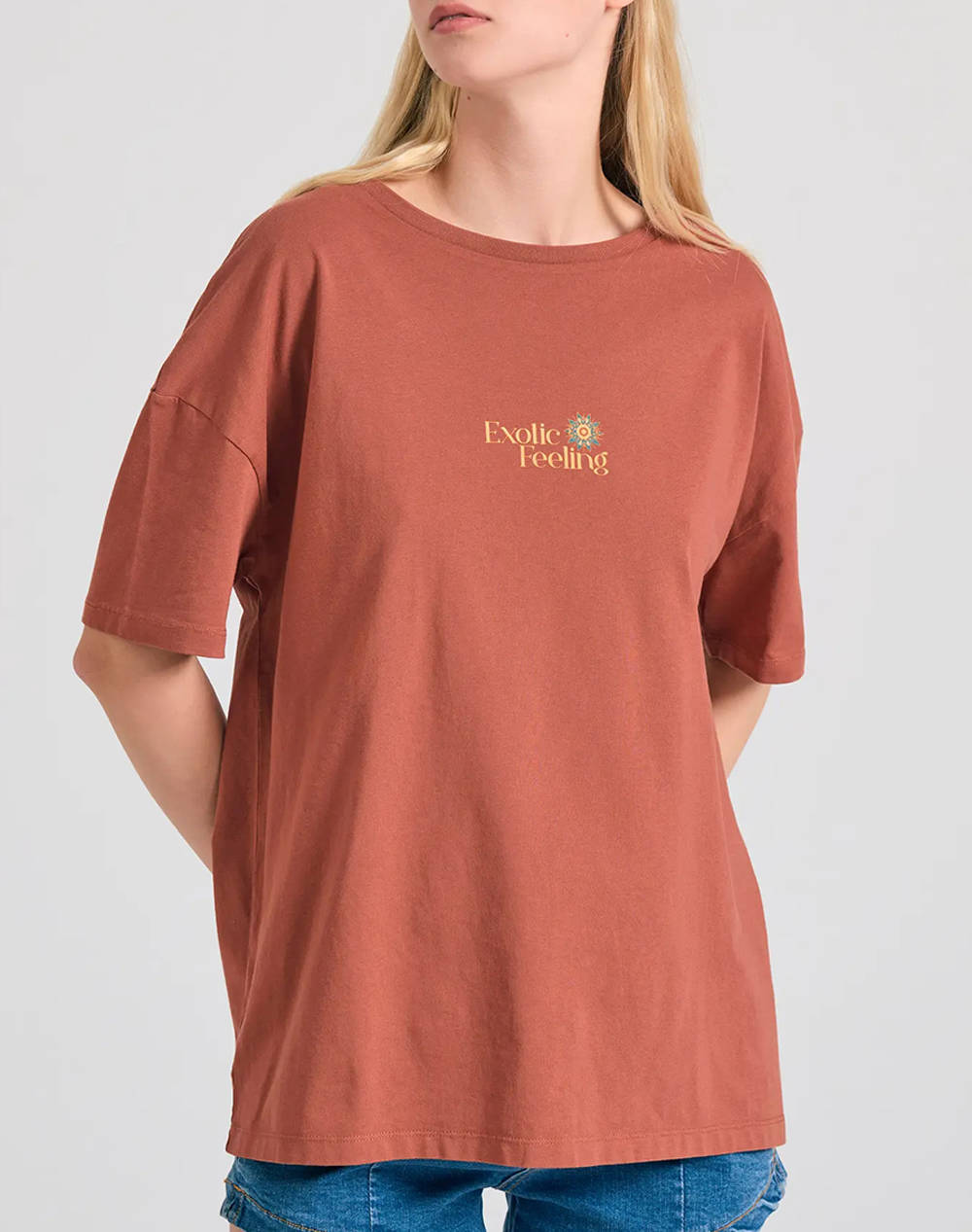FUNKY BUDHA Bluza de dama Maneca Scurta Cu imprimeu