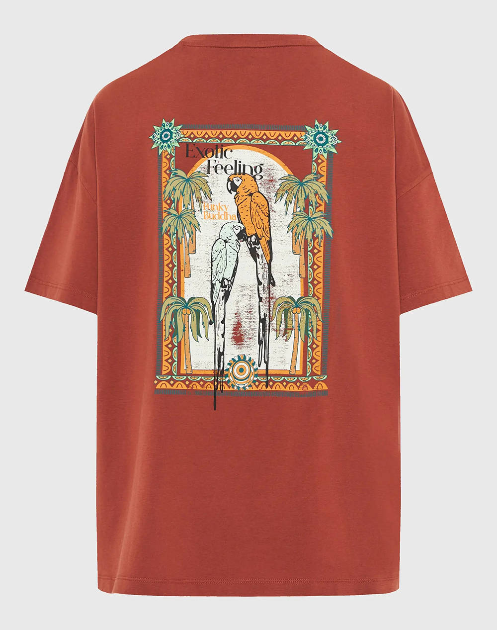 FUNKY BUDHA Bluza de dama Maneca Scurta Cu imprimeu