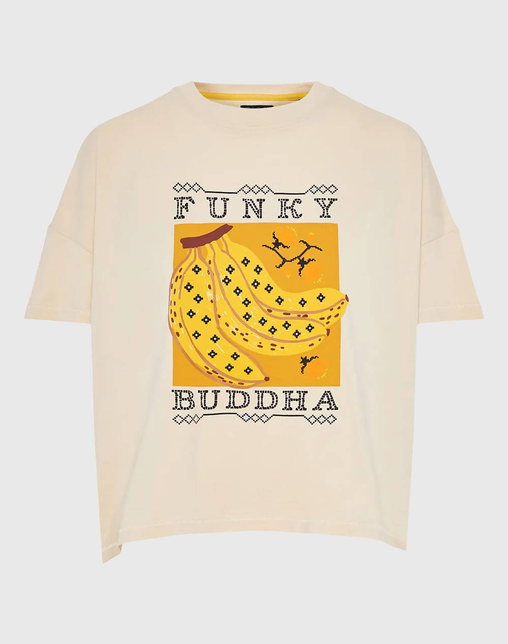 FUNKY BUDHA Bluza de dama Maneca Scurta Cu imprimeu
