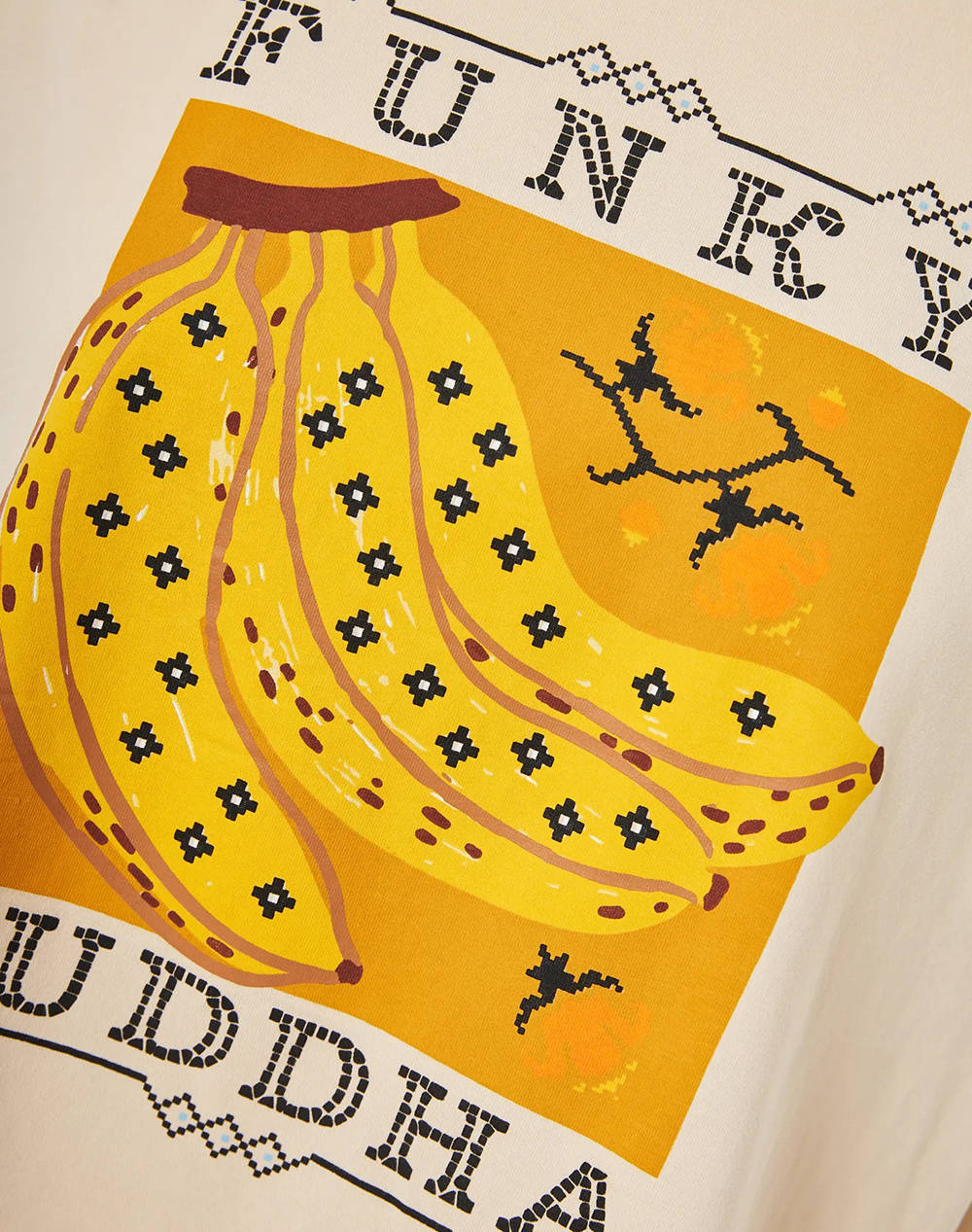 FUNKY BUDHA Bluza de dama Maneca Scurta Cu imprimeu