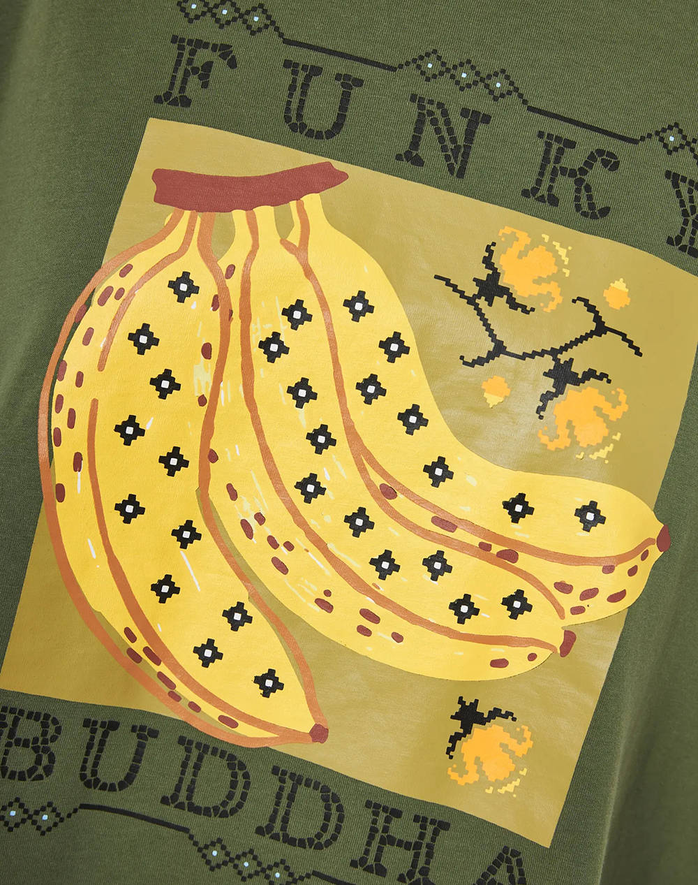 FUNKY BUDHA Bluza de dama Maneca Scurta Cu imprimeu