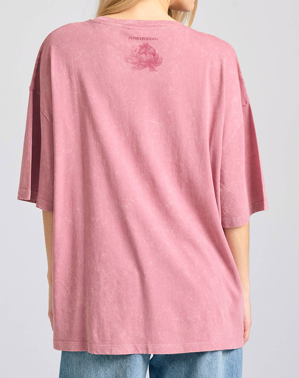 FUNKY BUDDHA Bluza De Dama Maneca Scurta Cu Imprimeu