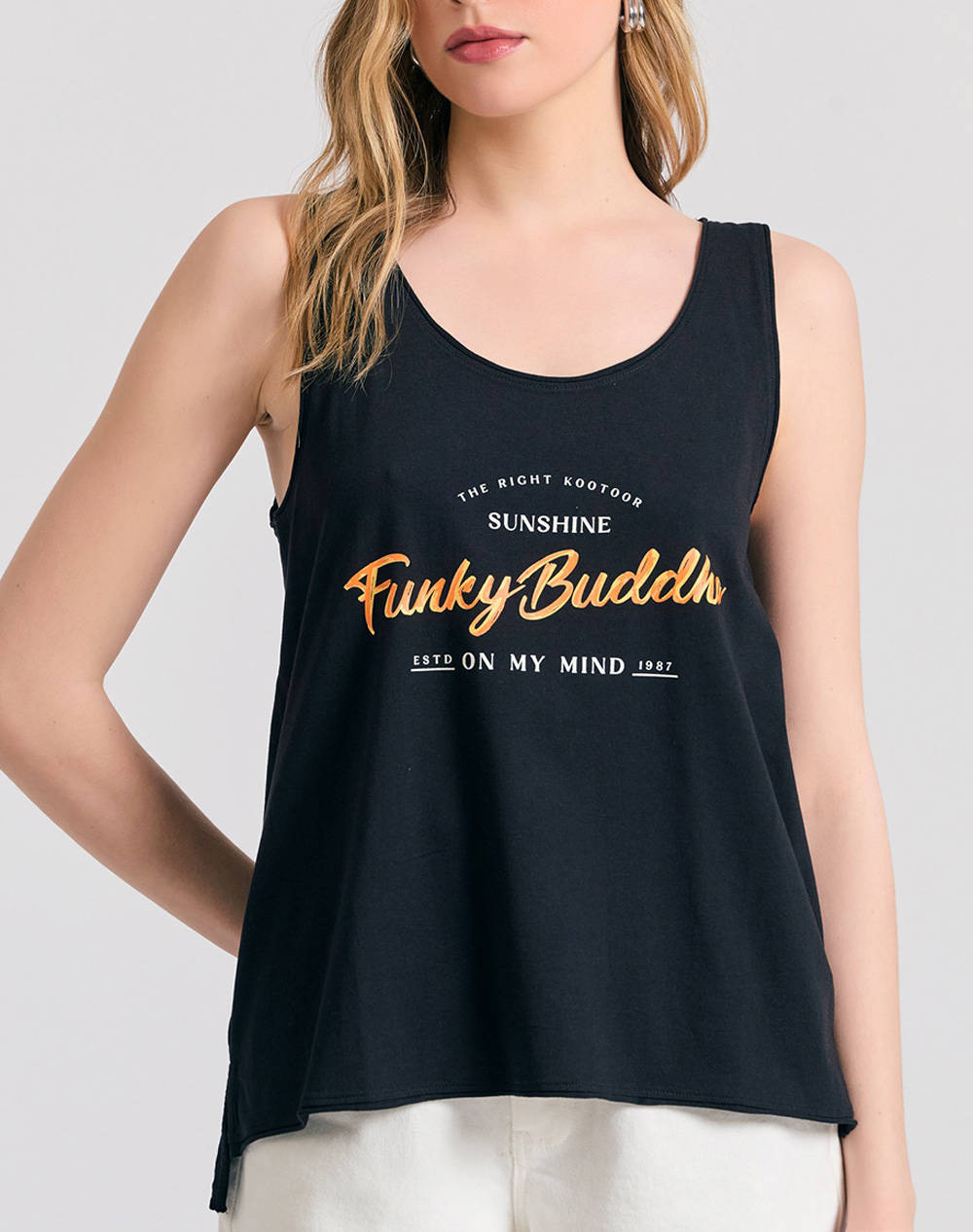 FUNKY BUDDHA Bluza De Dama Fara maneca