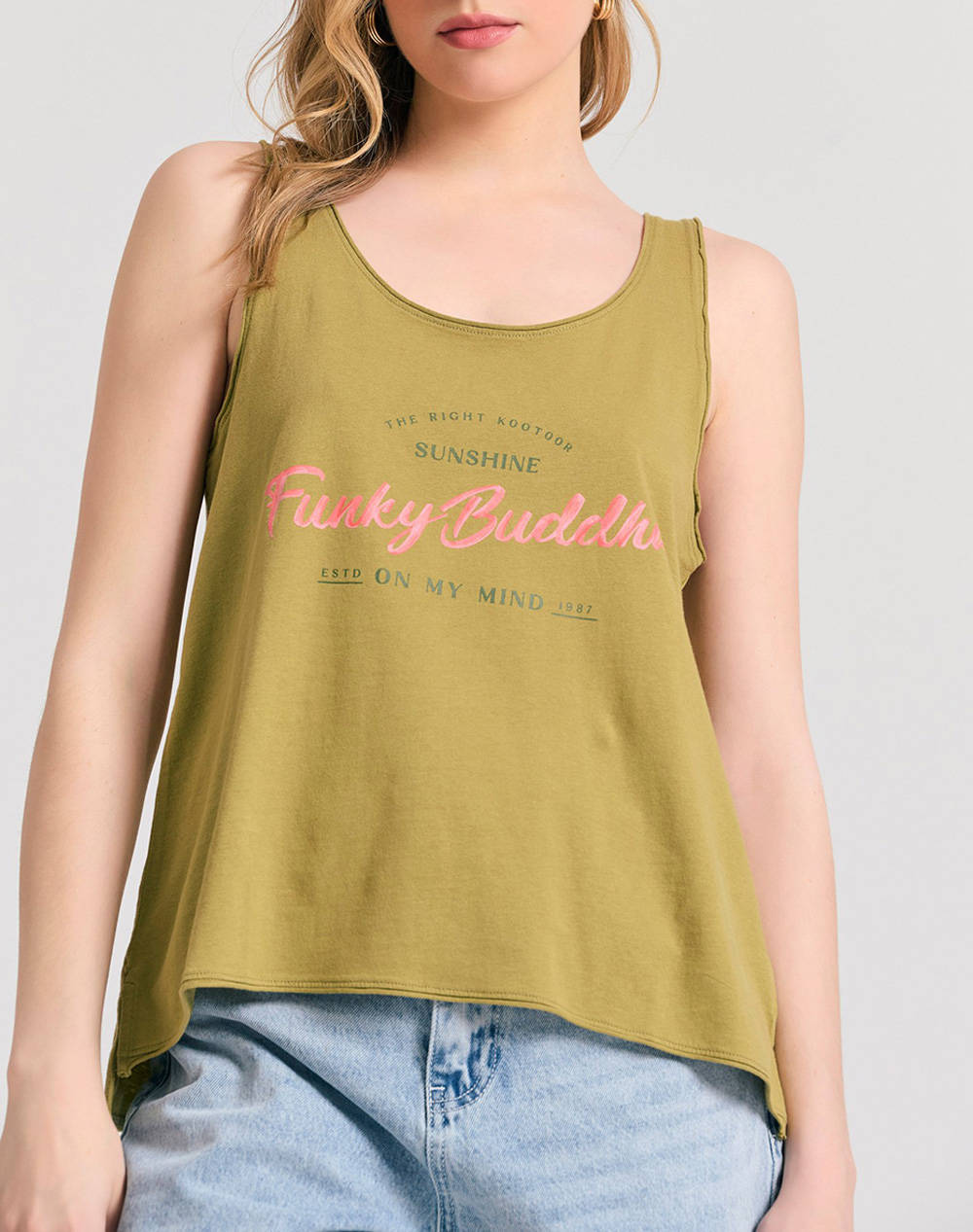 FUNKY BUDDHA Bluza De Dama Fara maneca