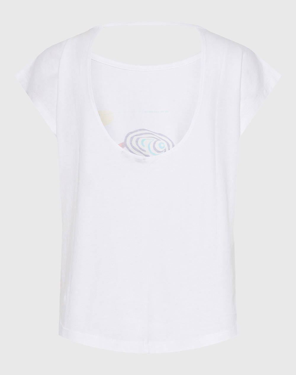 FUNKY BUDDHA Bluza De Dama Maneca Scurta Cu Imprimeu
