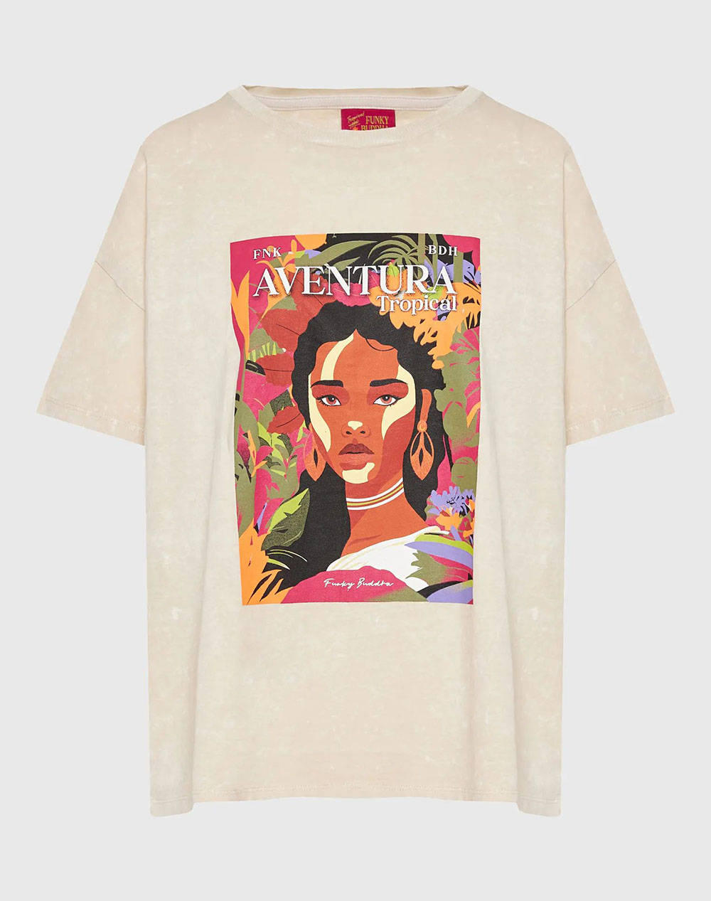 FUNKY BUDDHA Bluza De Dama Cu Imprimeu