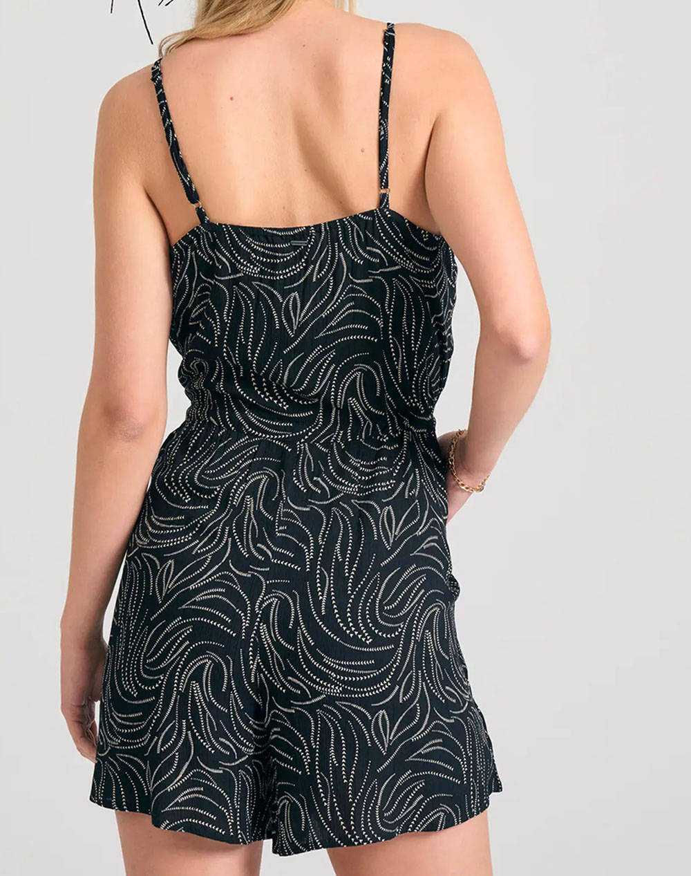 FUNKY BUDDHA Salopeta de dama pantalon scurt