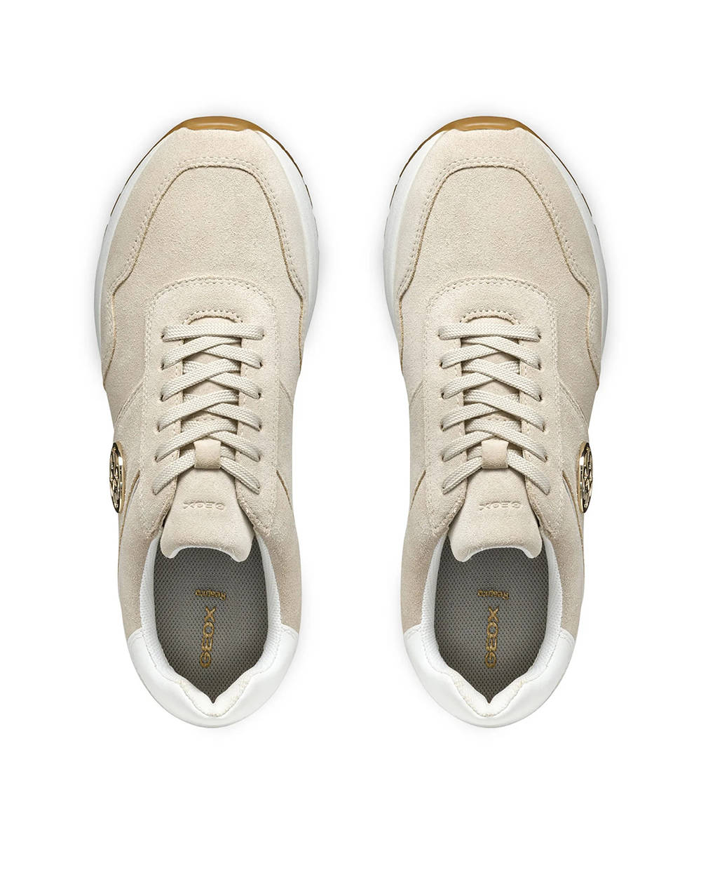 GEOX D NEW KENCY A - SUEDE+MET.SYNT