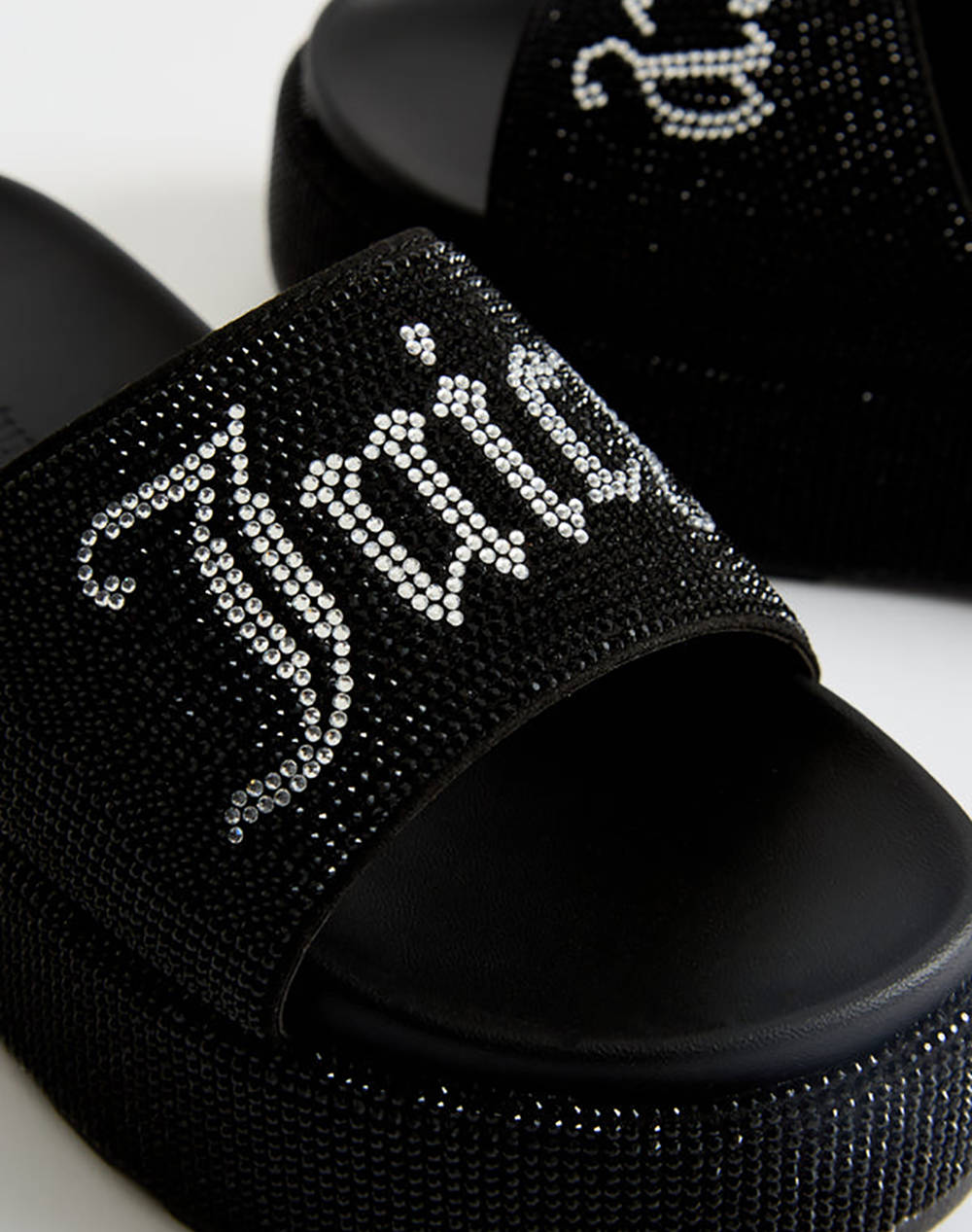 JUICY COUTURE DORA DIAMANTE STACKED SANDAL EARLY DELIVERY