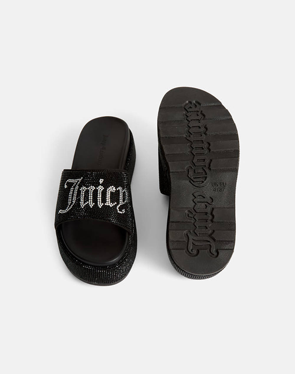 JUICY COUTURE DORA DIAMANTE STACKED SANDAL EARLY DELIVERY