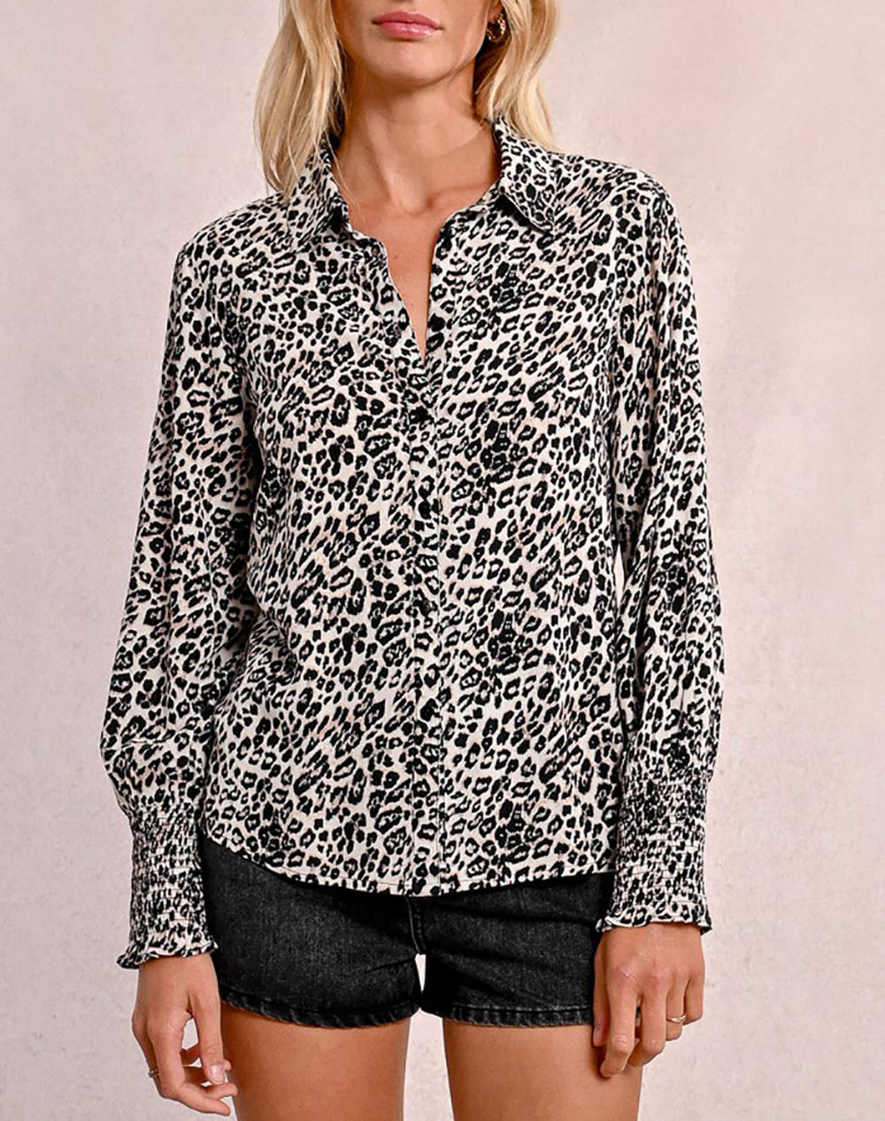 MOLLY BRACKEN LADIES WOVEN SHIRT