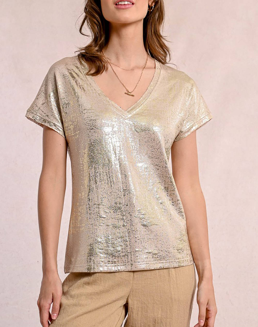 MOLLY BRACKEN LADIES KNITTED TEE