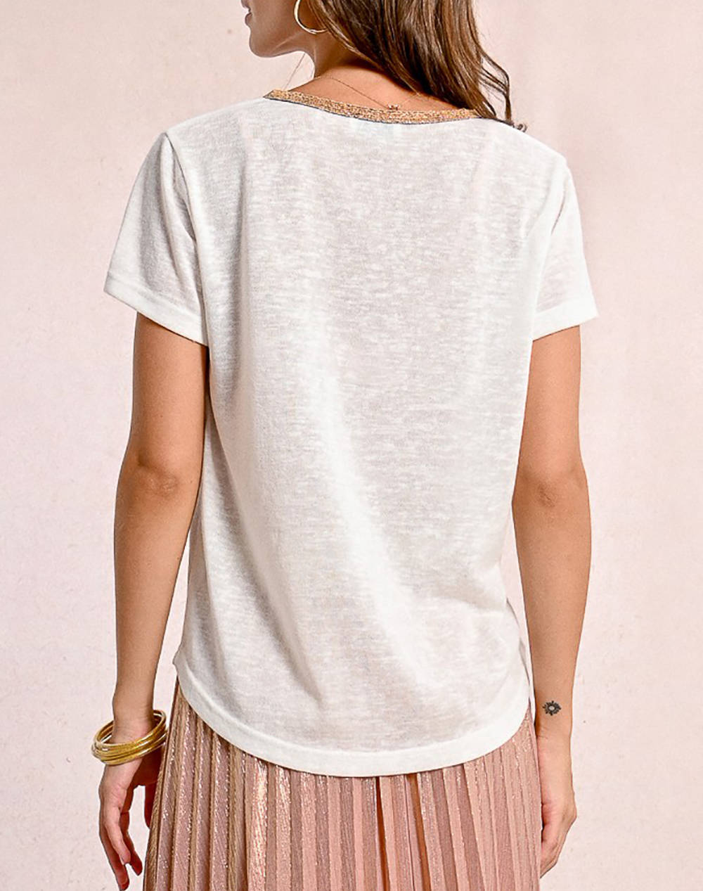 MOLLY BRACKEN LADIES KNITTED TEE