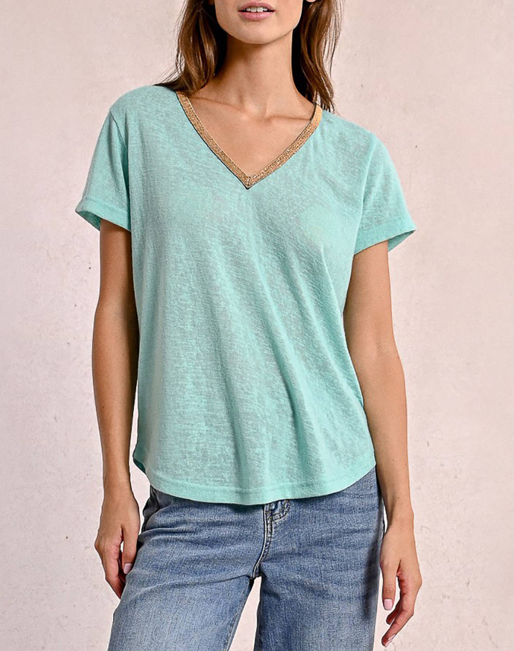 MOLLY BRACKEN LADIES KNITTED TEE