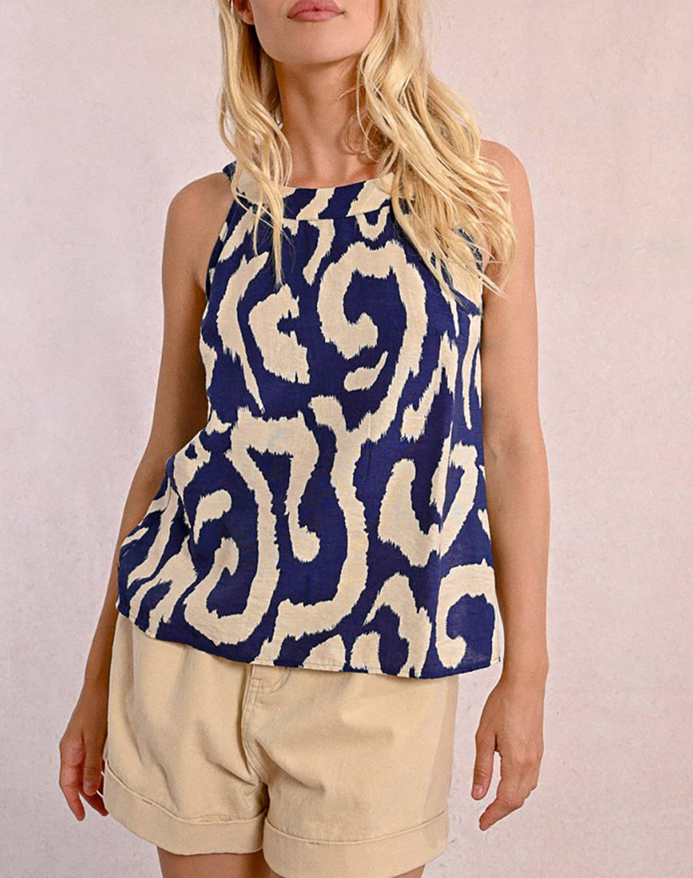 MOLLY BRACKEN LADIES WOVEN TOP