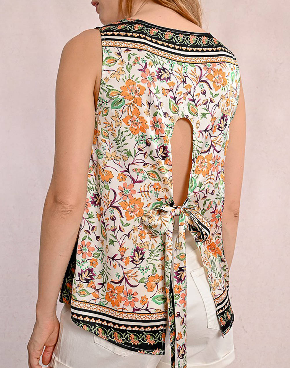 MOLLY BRACKEN LADIES WOVEN TOP